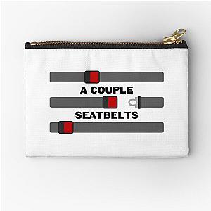 A couple seatbelt travel bag