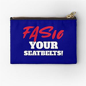 Fasten Your Seatbelt Zipper Pouch