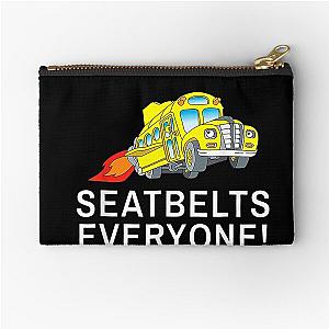 Seatbelts Everyone Magic School Bus Driver Zipper Pouch