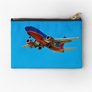 The Captain has turned on the Fasten Seatbelts sign Zipper Pouch