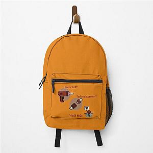 Seatbelts are not fashion accessories Backpack