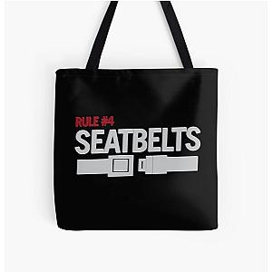 Rule 4: Seatbelt All Over Print Tote Bag