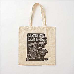 Seatbelts Save Life Cotton Tote Bag