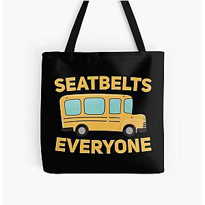 Seatbelts Everyone Vintage Retro Tote Bag