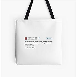 Lil B x Seatbelts All Over Print Tote Bag