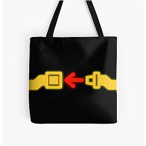 Fasten Your Seatbelt All Over Print Tote Bag