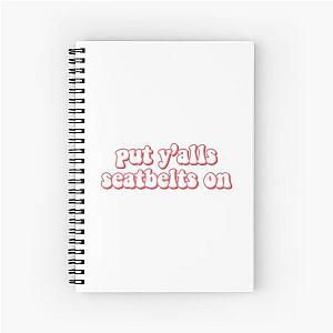 Put your seatbelts on Spiral Notebook
