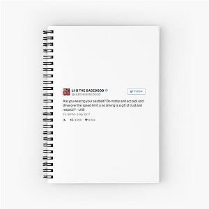 Lil B - seatbelt Spiral Notebook