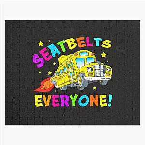 Seatbelts and the Magic School Bus Driver Halloween Costume Jigsaw Puzzle