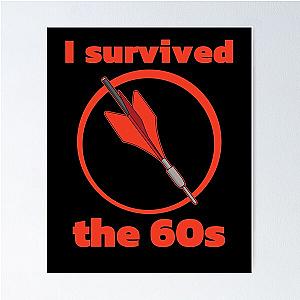 I Survived the 60s Lawn Darts No Helmet Vintage Toy Poster