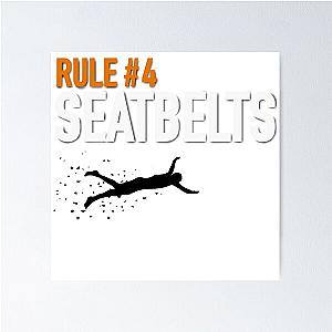 Rule 4-seatbelt poster