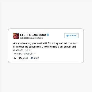Lil B - Seatbelts Sticker