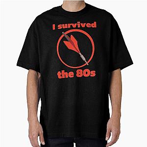 I Survived the 80s Lawn Darts Vintage Toy Oversized T-Shirt
