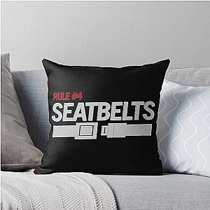 Rule 4 Seatbelt Throw Pillow