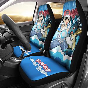 Anime Ash Ketchum Pikachu Pokemon Car Seat Covers Pokemon Car Accessorries Ci110204 SC2712
