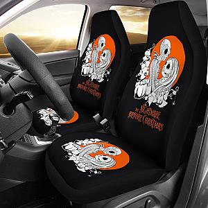 Nightmare Before Christmas Cartoon Car Seat Covers - Jack Skellington And Sally Unpainted Artwork Seat Covers Ci101203 SC2712