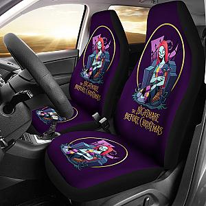 Nightmare Before Christmas Cartoon Car Seat Covers - Beautiful Sally Sitting With Her Cat Seat Covers Ci101401 SC2712
