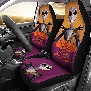 Nightmare Before Christmas Cartoon Car Seat Covers - Jack Skellington Human Shape Evil Pumpkins Seat Covers Ci100803 SC2712