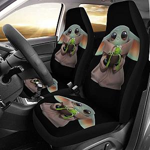 The Mandalorian Baby Yoda Car Seat Covers Movies Fan Gift Universal Fit 051012 SC2712