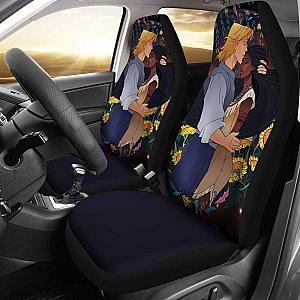 Pocahontas &amp; John Smith Car Seat Covers Disney Cartoon Universal Fit 051012 SC2712