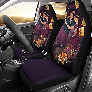 Rapunzel &amp; Flynn Car Seat Covers Tangled Disney Cartoon Universal Fit 051012 SC2712