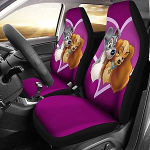 Lady And The Tramp Car Seat Covers Disney Cartoon Universal Fit 051012 SC2712