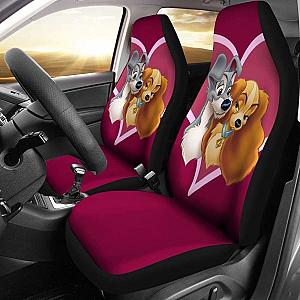 Lady And The Tramp Disney Cartoon Car Seat Covers Universal Fit 051012 SC2712