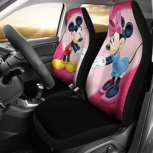 Mickey And Minnie Mouse Disney Car Seat Covers Cartoon Universal Fit 051012 SC2712