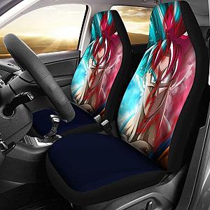 Goku Blue And God Saiyan Dragon Ball Car Seat Covers Universal Fit 051312 SC2712