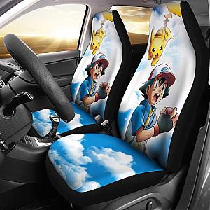 Anime Pokemon Pikachu Car Seat Covers Pokemon Car Accessorries Ci110402 SC2712