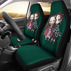 Tanjiro Kamado &amp; Nezuko Kamado Kimetsu No Yaiba Car Seat Covers Universal Fit 051012 SC2712