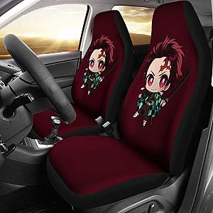 Anime Tanjiro Kamado Car Seat Covers Kimetsu No Yaiba Universal Fit 051012 SC2712