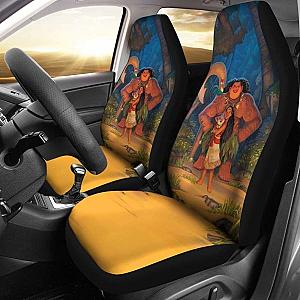 Moana &amp; Maui Car Seat Covers Disney Cartoon Fan Gift Universal Fit 051012 SC2712
