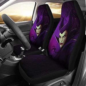 Maleficent Art Disney Villains Cartoon Car Seat Covers Universal Fit 051012 SC2712