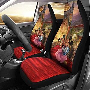 Mickey &amp; Minnie Cute Disney Cartoon Car Seat Covers Universal Fit 051012 SC2712