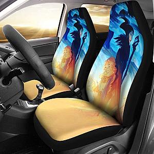 Maleficent &amp; Ariel Car Seat Covers Sleeping Beauty Cartoon Universal Fit 051012 SC2712