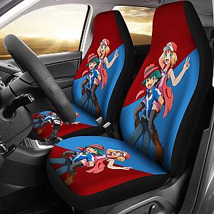 Anime Ash Ketchum Pokemon Car Seat Covers Pokemon Characters Car Accessorries Ci112105 SC2712