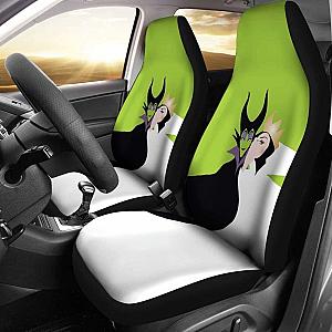 Maleficent &amp; Evil Queen Car Seat Covers Disney Villains Cartoon Universal Fit 051012 SC2712