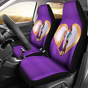 Rapunzel &amp; Flynn Rider Disney Cartoon Car Seat Covers Universal Fit 051012 SC2712
