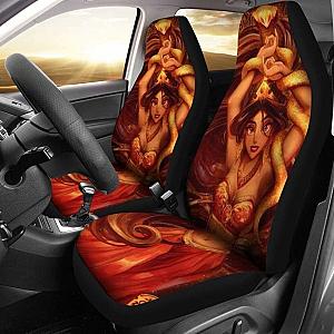 Jasmine Aladdin Disney Cartoon Car Seat Covers Universal Fit 051012 SC2712
