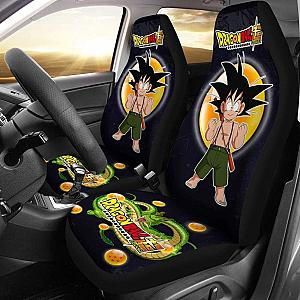 Goku Fighting Shenron Dragon Ball Anime Car Seat Covers 3 Universal Fit 051012 SC2712
