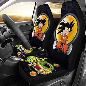 Goku Sleeping Shenron Dragon Ball Anime Car Seat Covers 2 Universal Fit 051012 SC2712