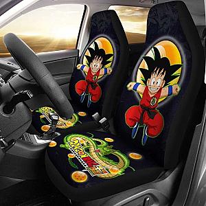 Goku Jumping Shenron Dragon Ball Anime Car Seat Covers Universal Fit 051012 SC2712