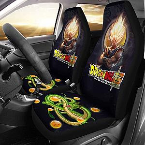 Goku Super Saiyan Shenron Dragon Ball Anime Car Seat Covers 3 Universal Fit 051012 SC2712