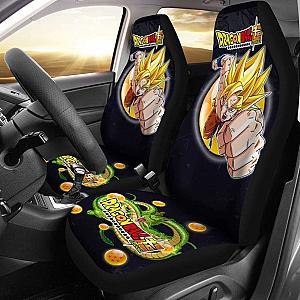 Goku Super Saiyan Shenron Dragon Ball Anime Car Seat Covers Universal Fit 051012 SC2712