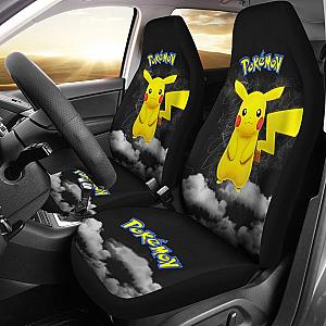 Pikachu Red Seat Covers Pokemon Anime Car Seat Covers Ci102703 SC2712