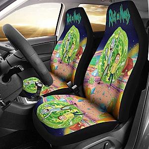 Rick And Morty On Strange Planet Car Seat Covers Universal Fit 051012 SC2712