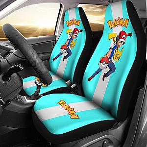 Pikachu Pokemon Seat Covers Pokemon Anime Car Seat Covers Ci102805 SC2712