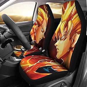 Saiyan Battle Goku Vegeta Dragon Ball Car Seat Covers Universal Fit 051012 SC2712