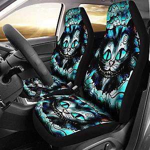 We'Re All Mad Here Cheshire Cat Alice In Wonder Land Disney Car Seat Covers Universal Fit 051012 SC2712